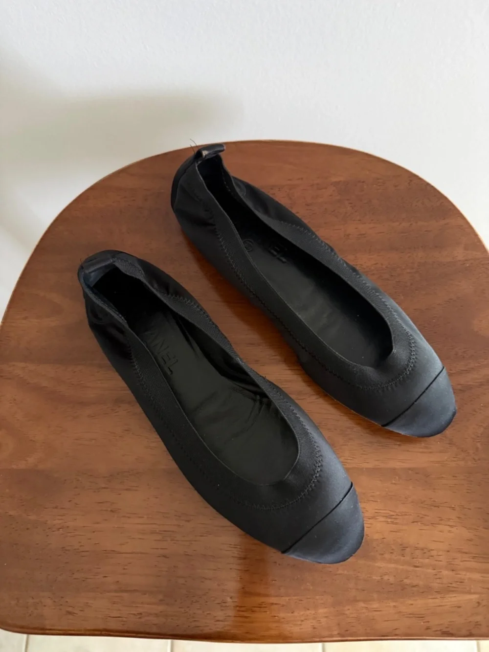 Vintage CHANEL Silk Ballet Flats | Euro 39